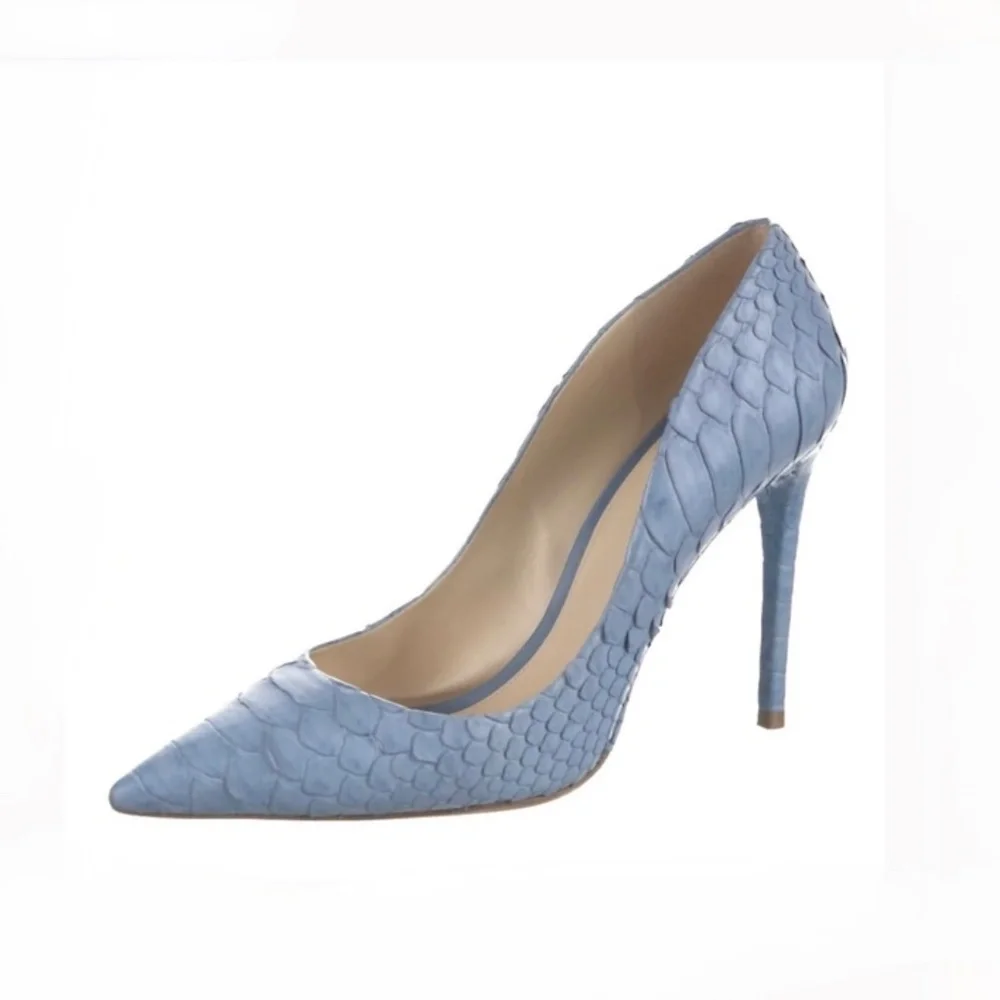 Alexandre Birman Python Pumps - Picture 1 of 3